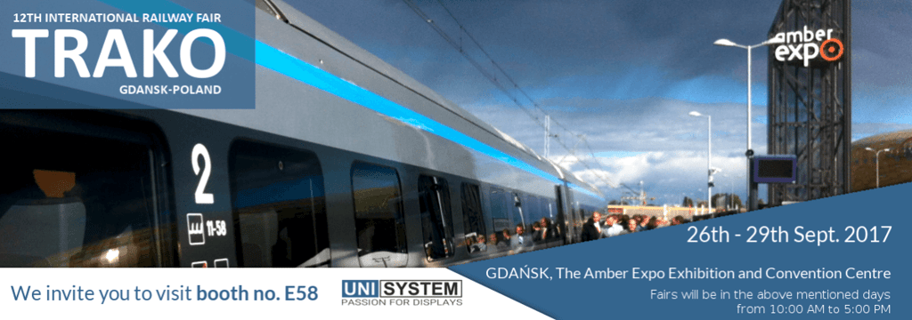 Unisystem on TRAKO 2017 in Gdansk, Poland