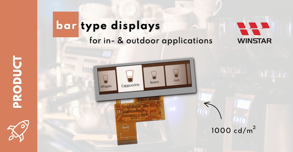 The 3.9-inch wide-screen displays by Winstar