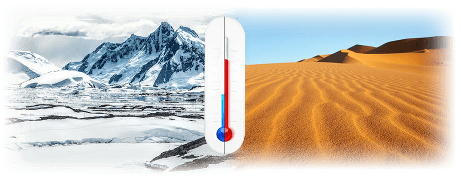 Przemysłowy zakres temperatur pracy