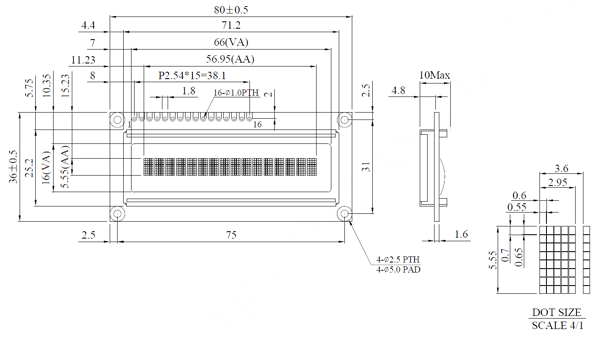 WEH001601BWPP5N00100 Zeichnung