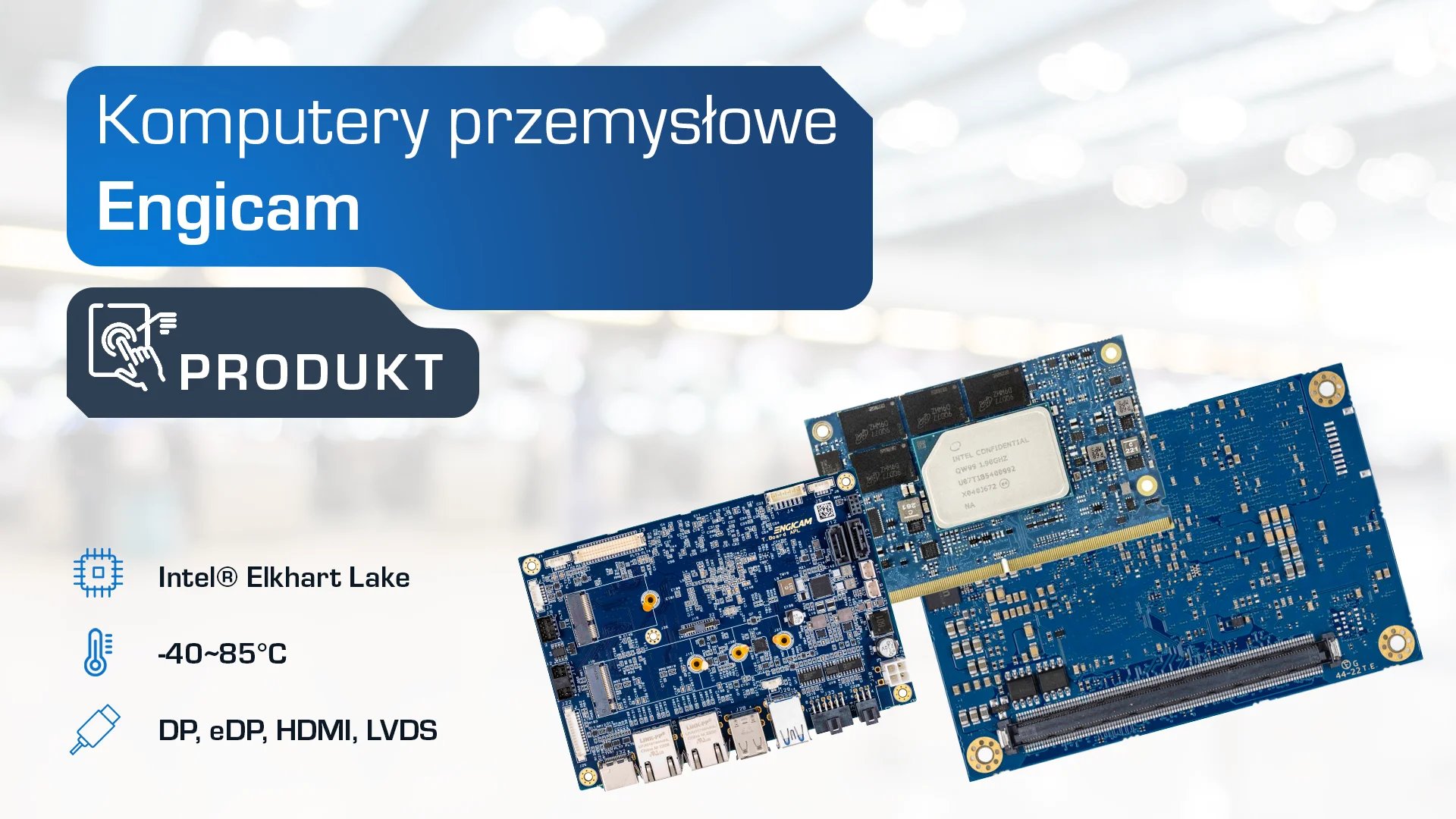 Komputery przemysłowe Engicam – uniwersalne, małe, energooszczędne